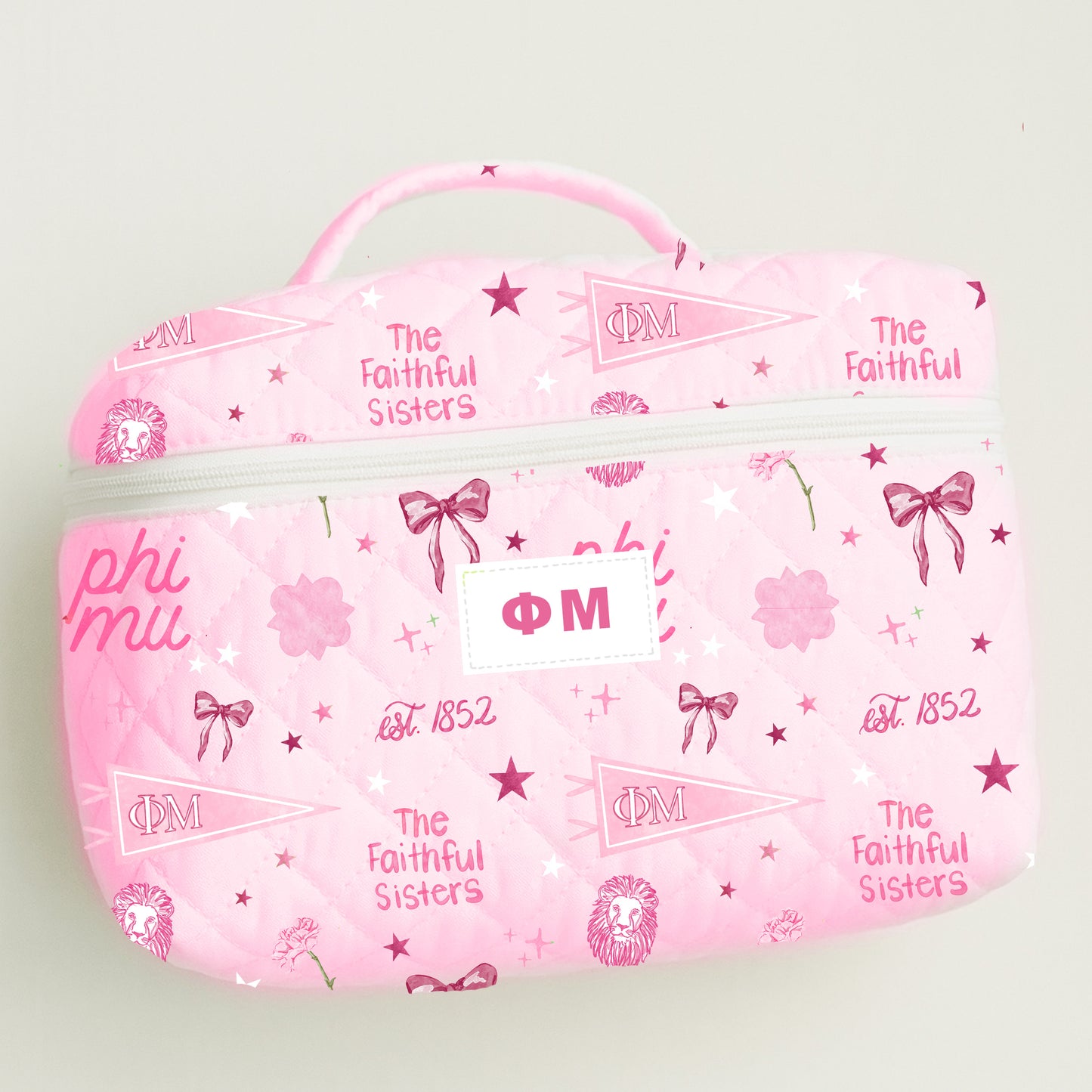 Phi Mu Toiletry Bag PREORDER