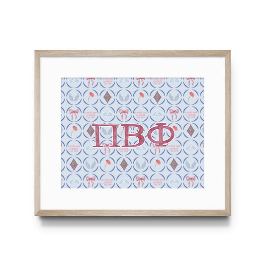 Pi Beta Phi Art Print