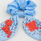 Ole Miss Beaded Scrunchie