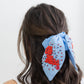 Ole Miss Beaded Scrunchie