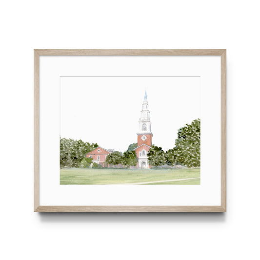 Samford University Reid Chapel Art Print