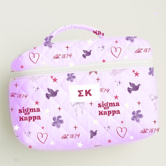 Sigma Kappa Toiletry Bag PREORDER