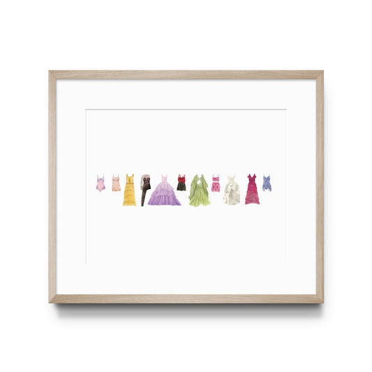 Taylor Swift Eras Costume Watercolor Art Print