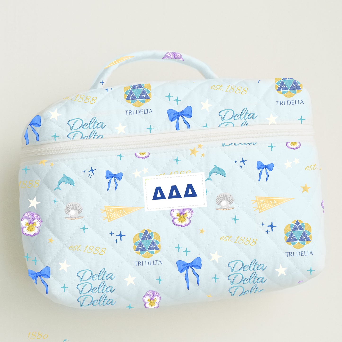 Delta Delta Delta Toiletry Bag PREORDER