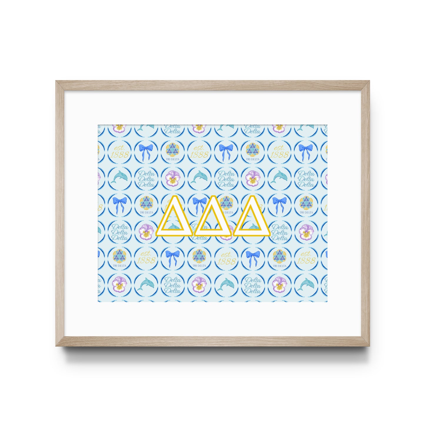 Tri Delta Art Print