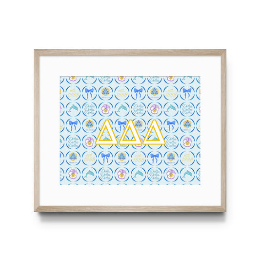Tri Delta Art Print