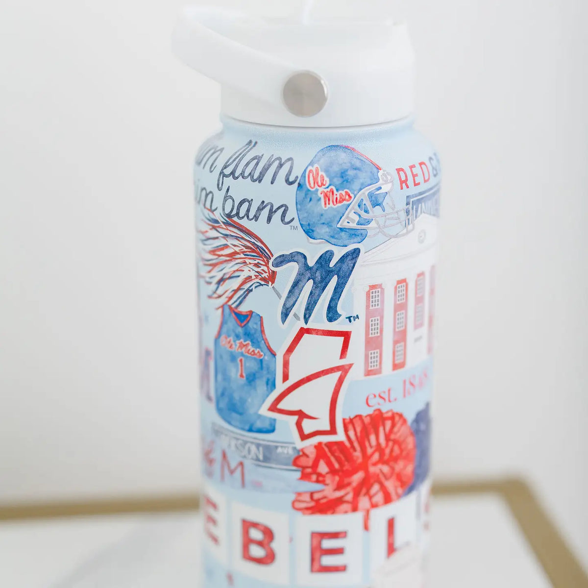 Ole Miss 32 oz Insulated Water Bottle