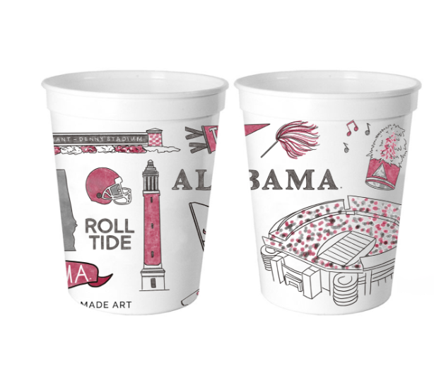 University of Alabama Stadium Cup (Pack of 6)