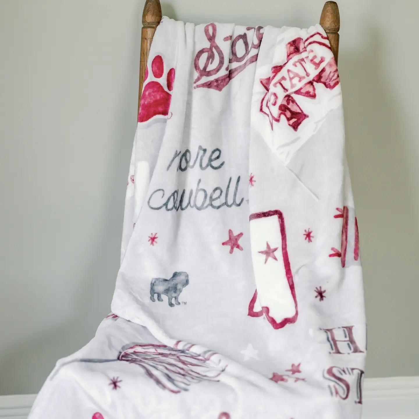 Mississippi State Flannel Fleece Blanket, Collegiate