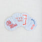 Ceramic Ole Miss Striped Coasters