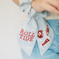 University of Alabama Beaded Scrunchie