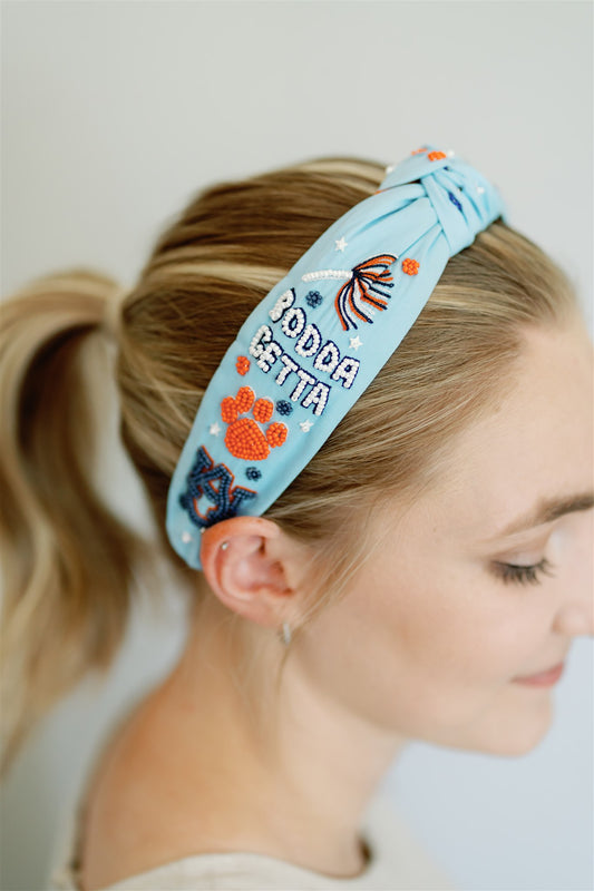 Auburn University Beaded Headband