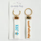 Kappa Kappa Gamma Embroidered Keychain