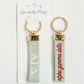 Alpha Gamma Delta Embroidered Keychain