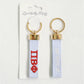 Pi Beta Phi Embroidered Keychain