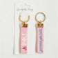 Gamma Phi Beta Embroidered Keychain