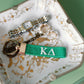 Kappa Delta Embroidered Keychain