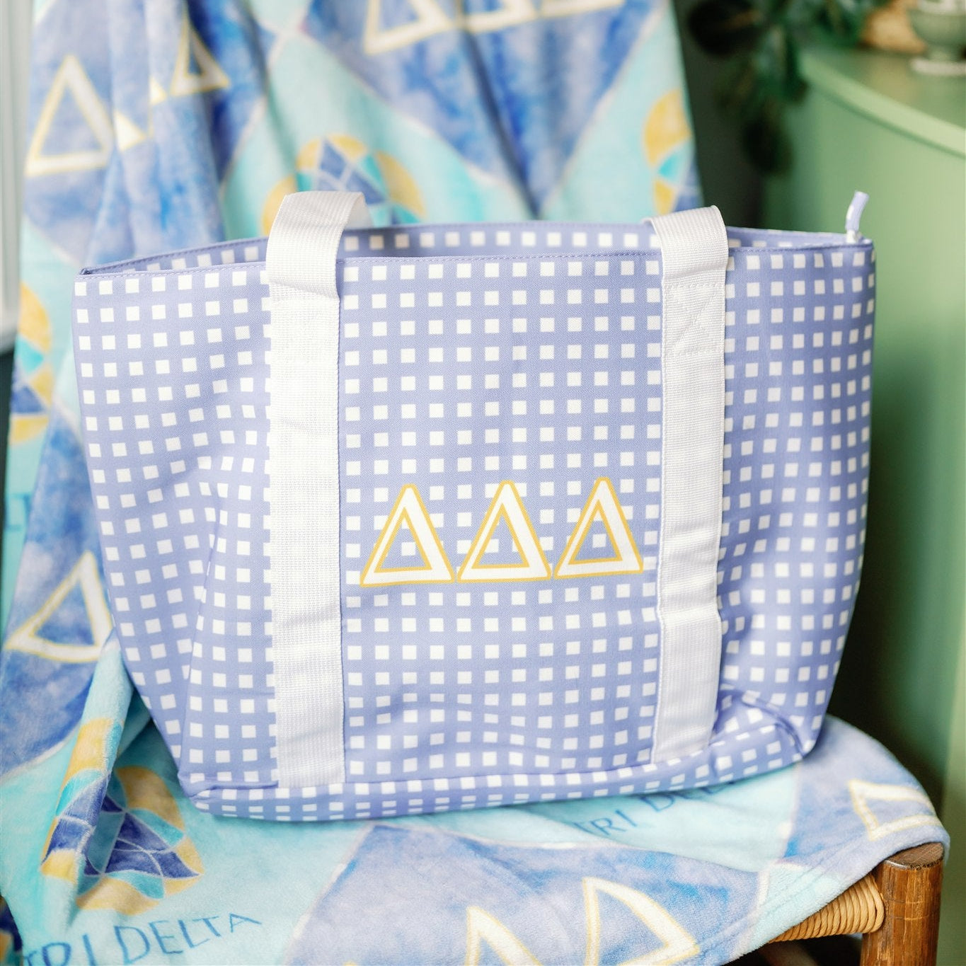 Delta Delta Delta (Tri Delta) Tote Bag