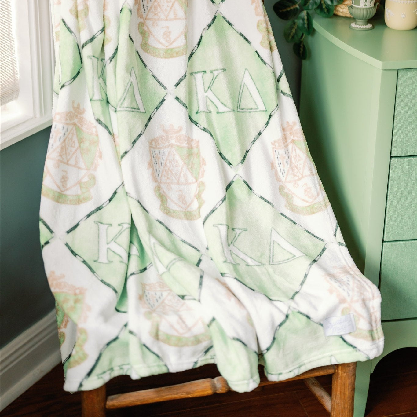 Kappa Delta Flannel Fleece Blanket