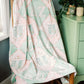 Delta Zeta Flannel Fleece Blanket