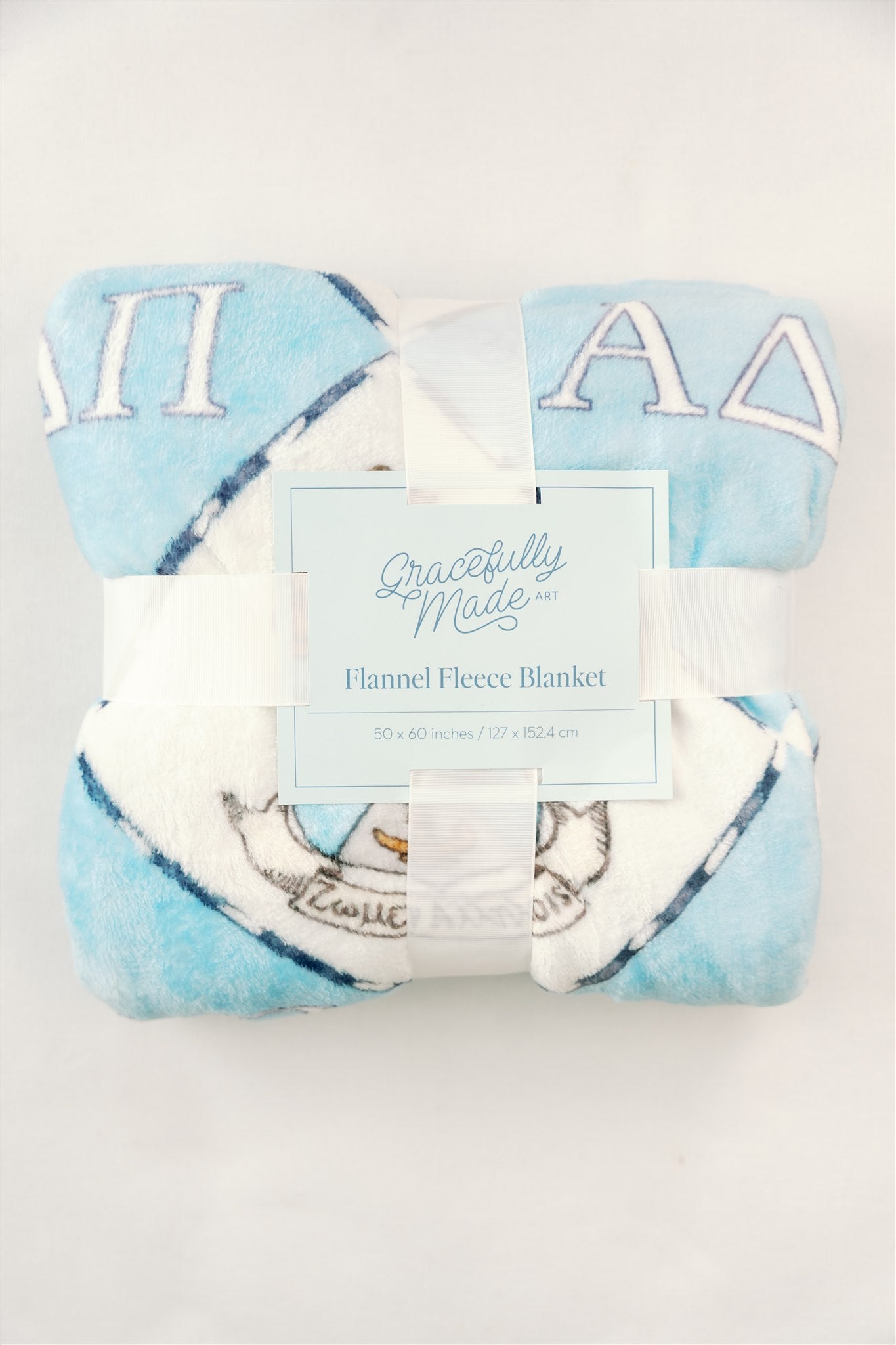 Alpha Delta Pi Flannel Fleece Blanket