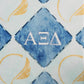 Alpha Xi Delta Flannel Fleece Blanket