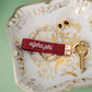 Alpha Phi Embroidered Keychain