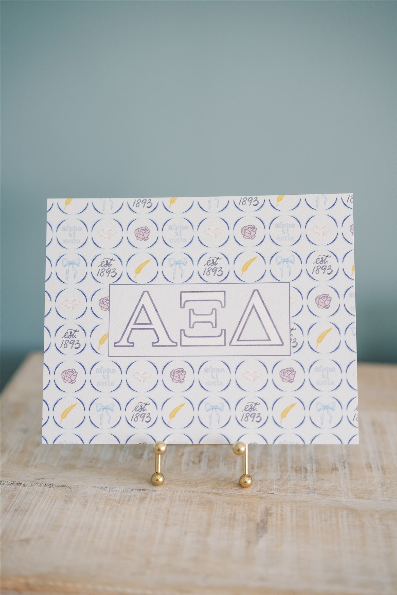 Alpha Xi Delta Art Print
