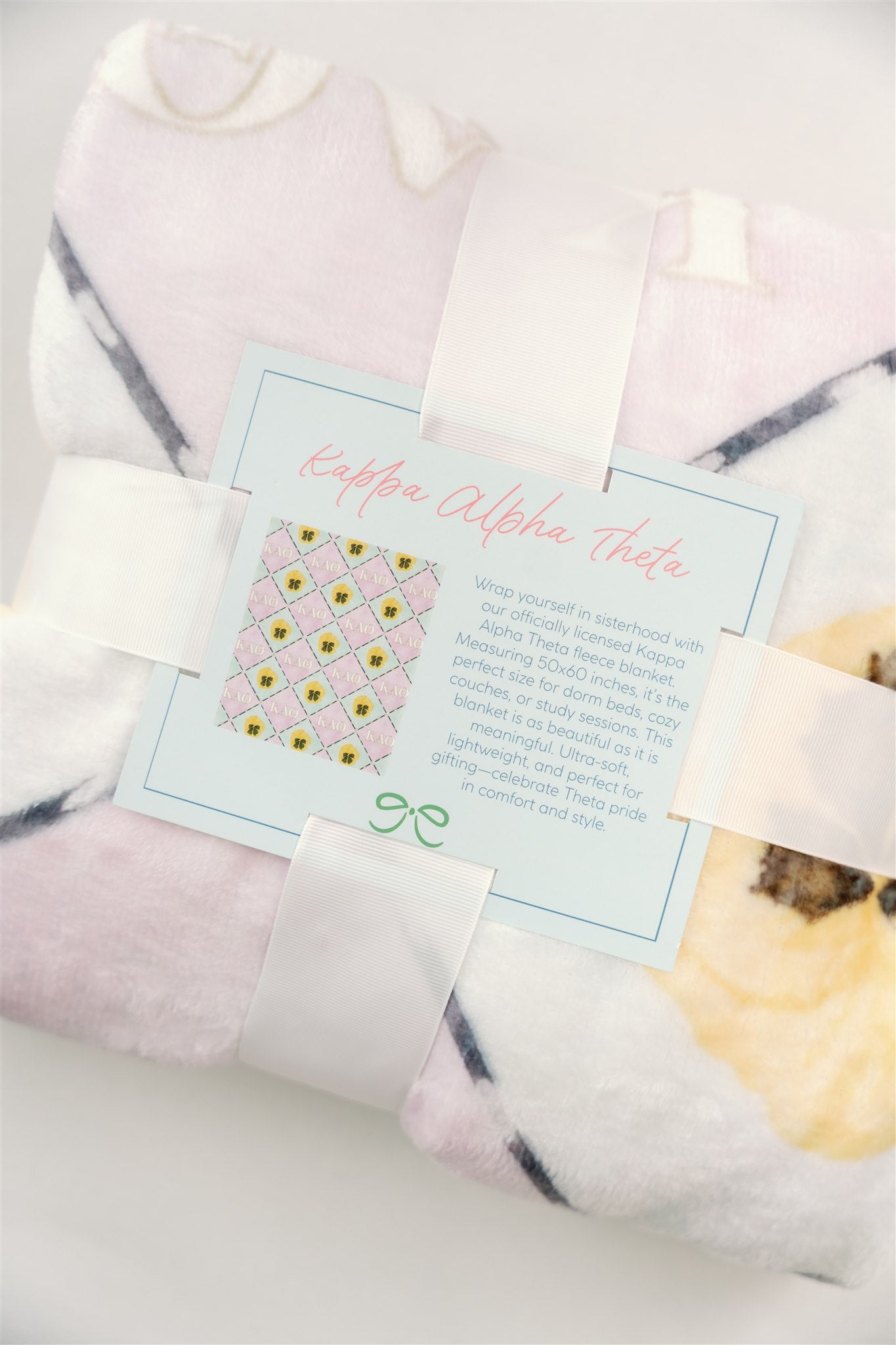 Kappa Alpha Theta Flannel Fleece Blanket