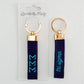 Sigma Sigma Sigma Embroidered Keychain