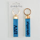 Alpha Delta Pi Embroidered Keychain