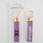 Sigma Kappa Embroidered Keychain