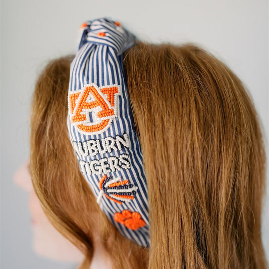 Auburn University Striped Headband