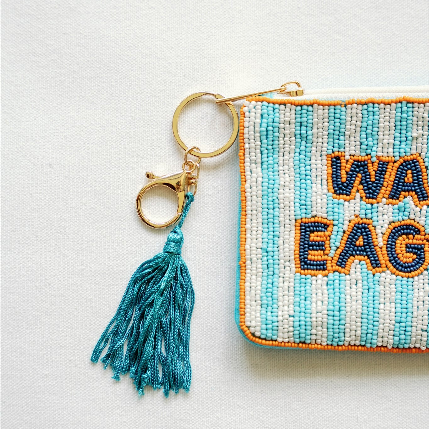 Auburn University Beaded Coin Purse