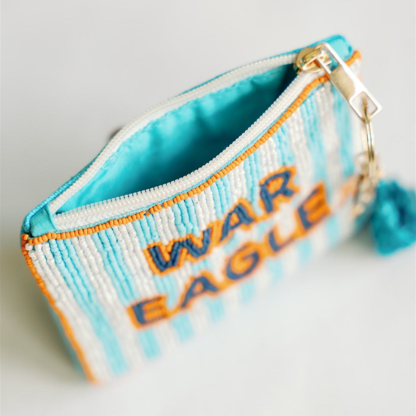 Auburn University Beaded Coin Purse