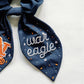 Auburn University Navy Beaded Scrunchie