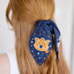 Auburn University Navy Beaded Scrunchie