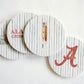 Alabama Striped Coasters