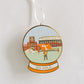 Enamel Tennessee Snow Globe Ornament
