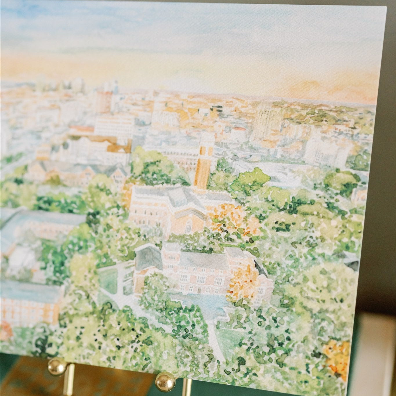 Vanderbilt Aerial Campus Print