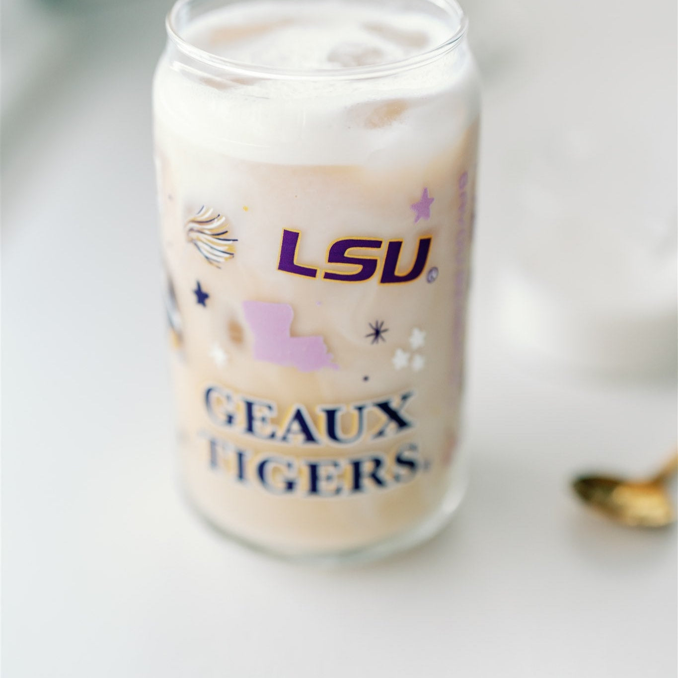 LSU Glass Cup