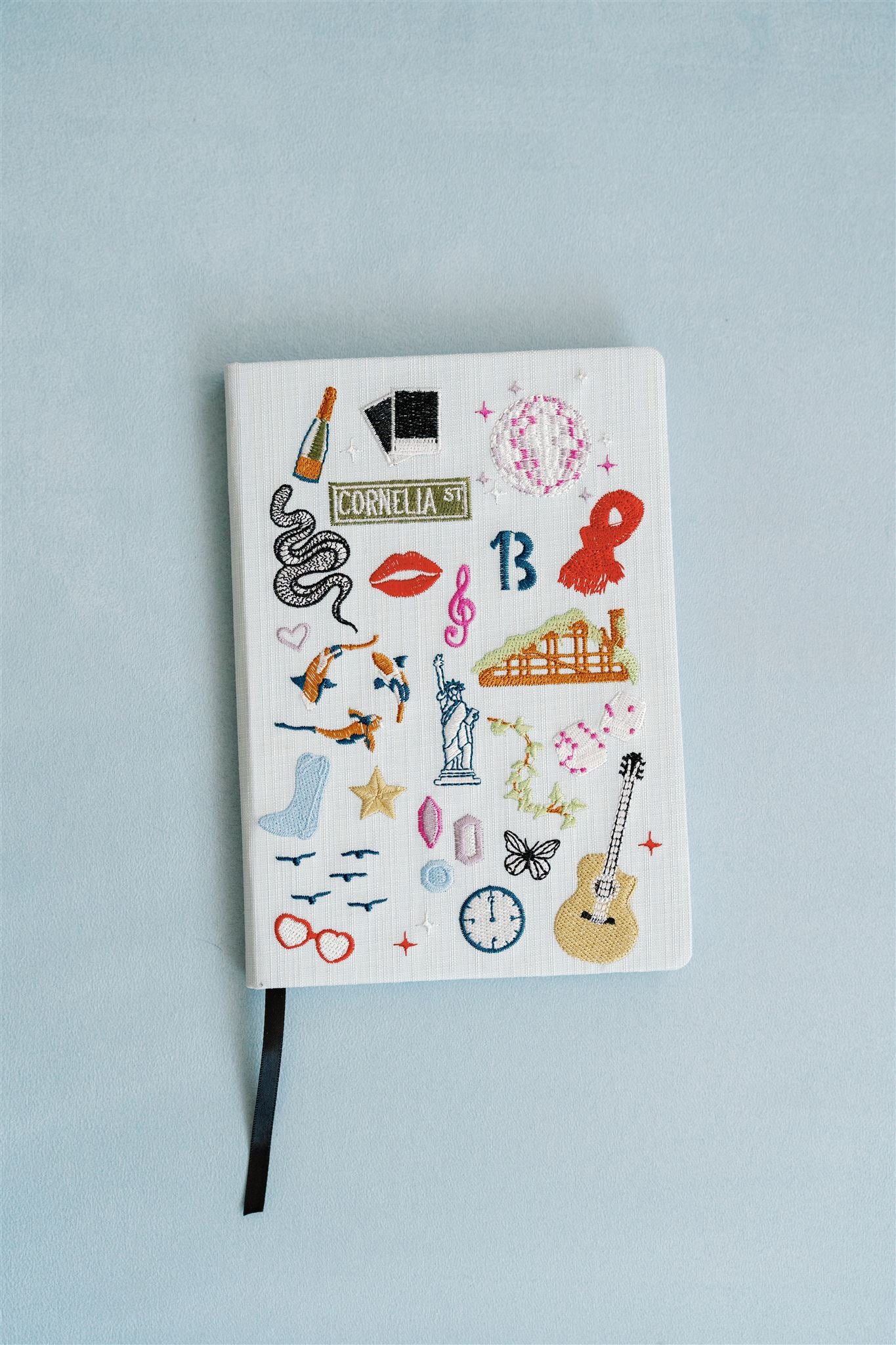 Embroidered Taylor Swift Hardcover Notebook