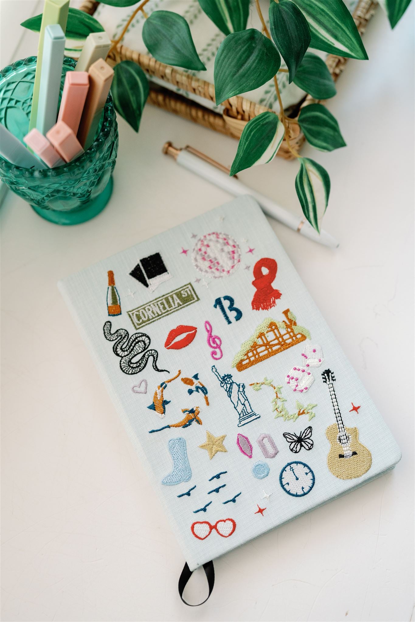 Embroidered Taylor Swift Hardcover Notebook