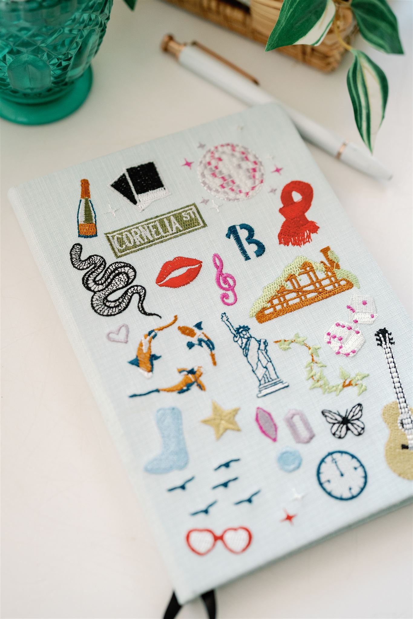 Embroidered Taylor Swift Hardcover Notebook