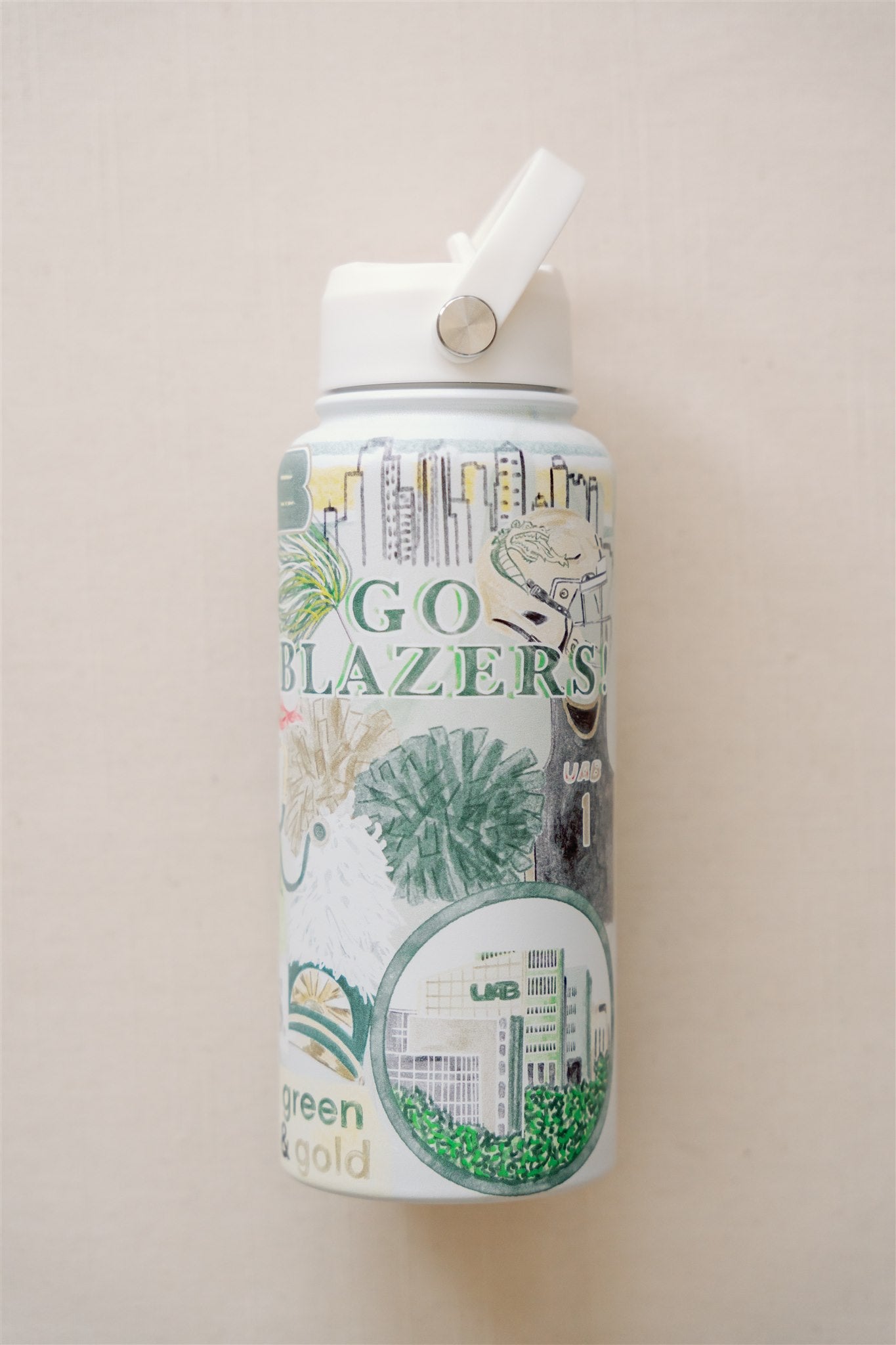 UAB 32 oz Insulated Water Bottle