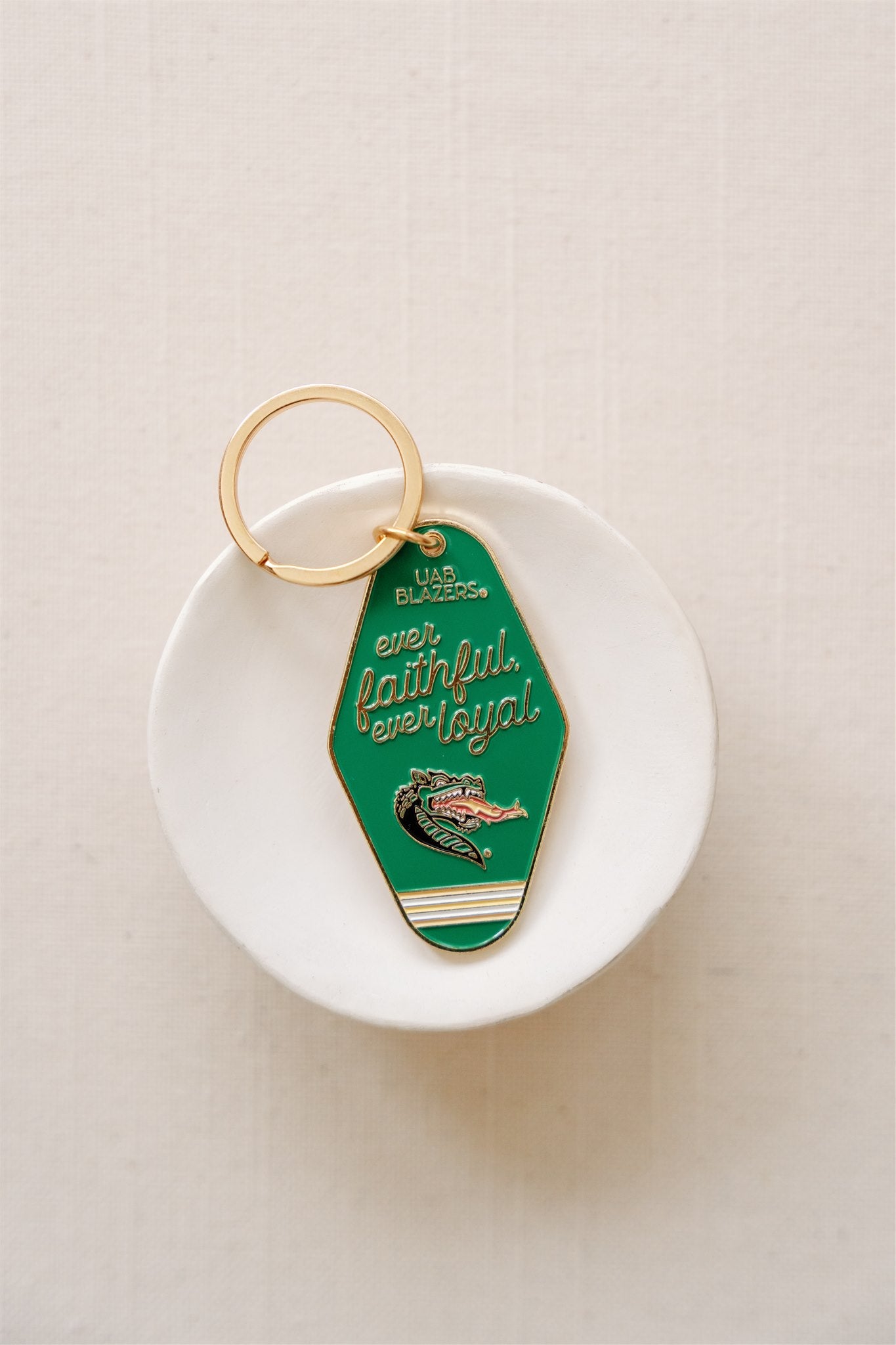 UAB Enamel Keychain