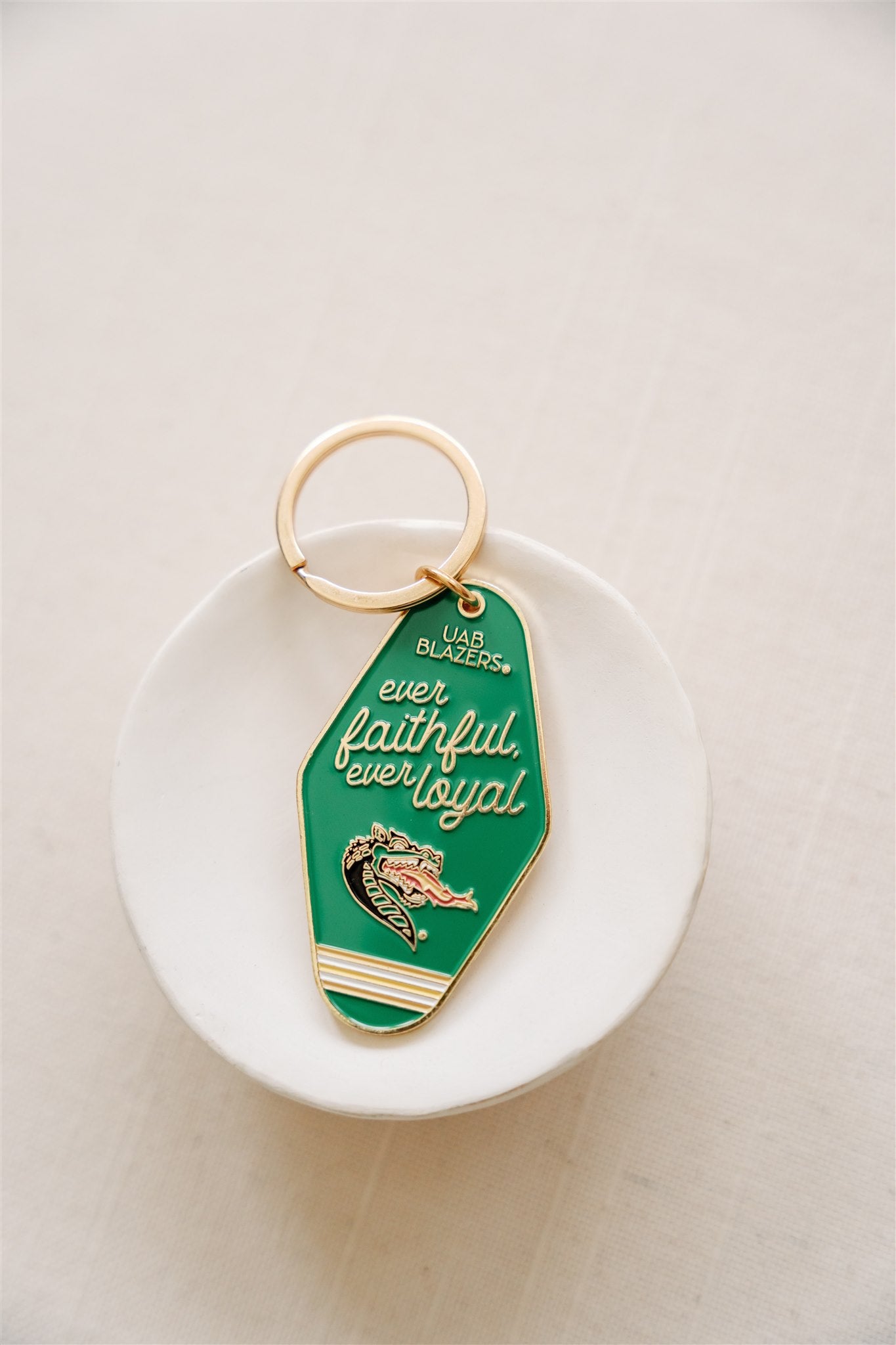 UAB Enamel Keychain