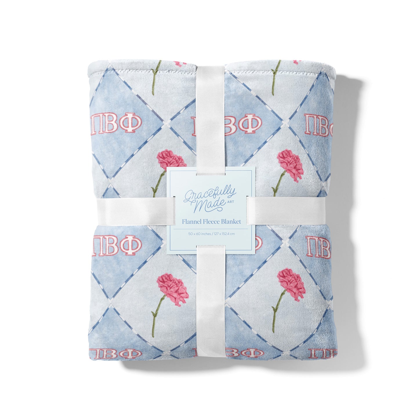 Pi Beta Phi Flannel Fleece Blanket