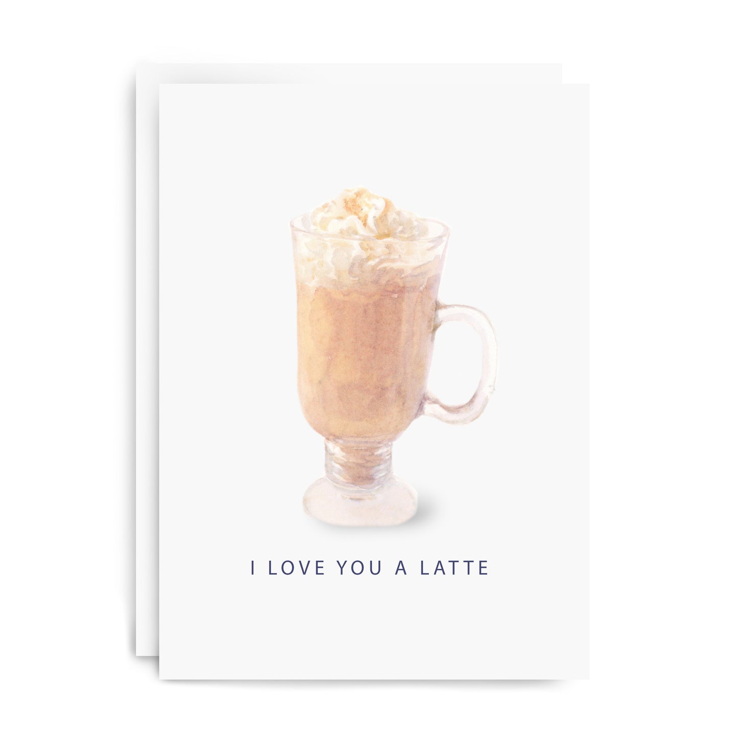 "Latte" Greeting Card