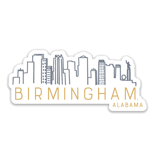 Birmingham Cityscape Sticker